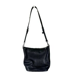 Michael Kors Soft Genuine Pebbled Leather Adjustable Crossbody Shoulder Bag